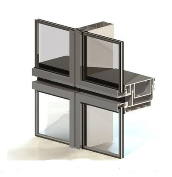 Aluminium Extrusion profile for Unitized Curtain wall system