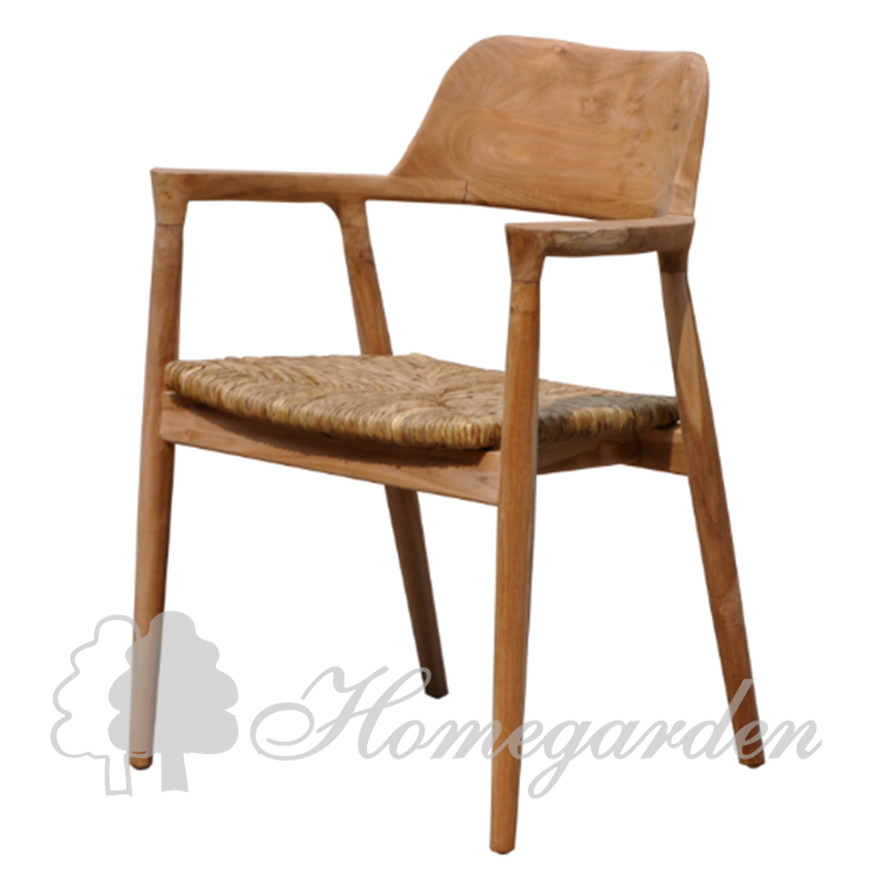Kursi artificial Hycinth wicker weaving seat