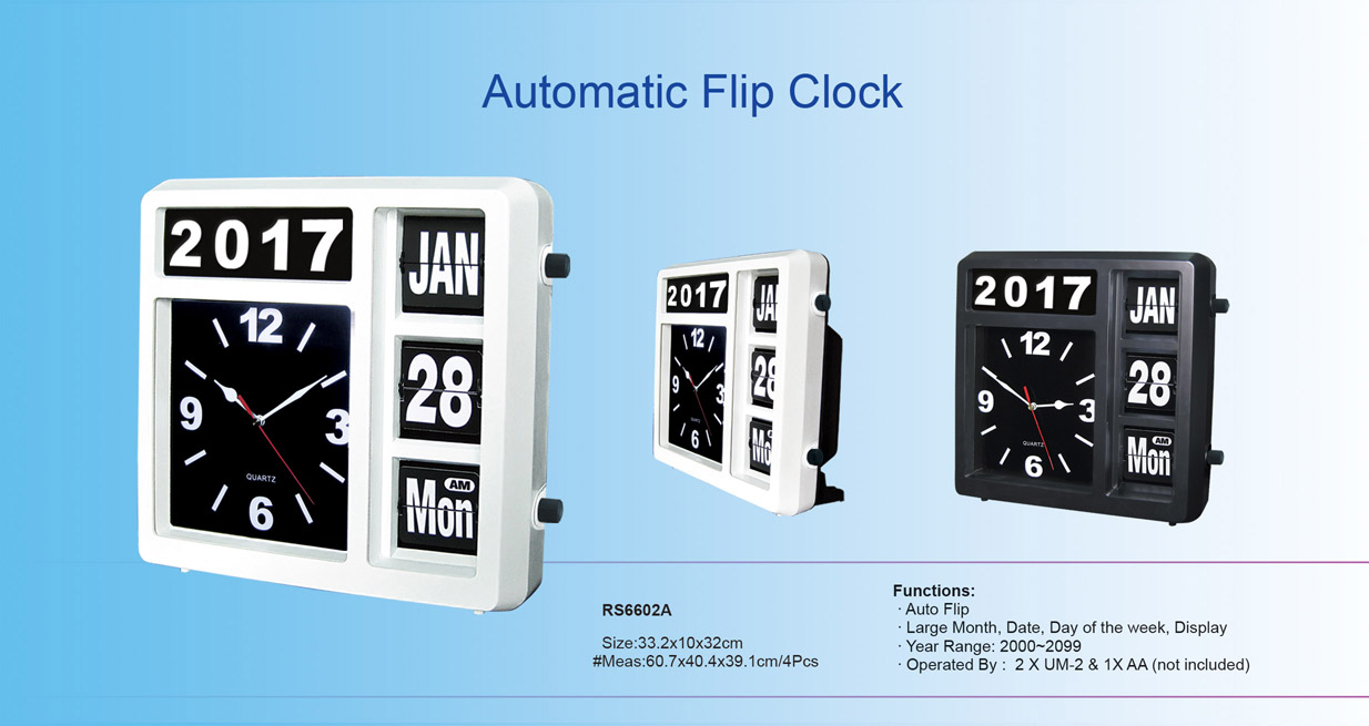Filp clock