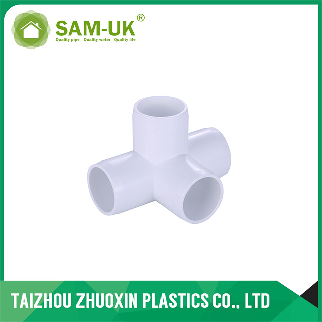 China Supply Wholesale PVC Fittings 4 Way Tee four way elbow