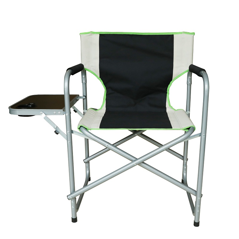 Director chair with side table