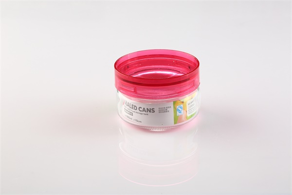 0.24l Glass Storage Jar With Plastic Lid