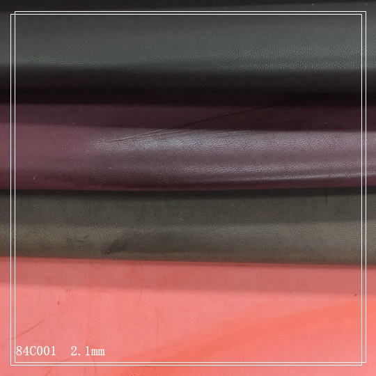thicker pu artificial leather two face of pu pvc leather for sandal shoes