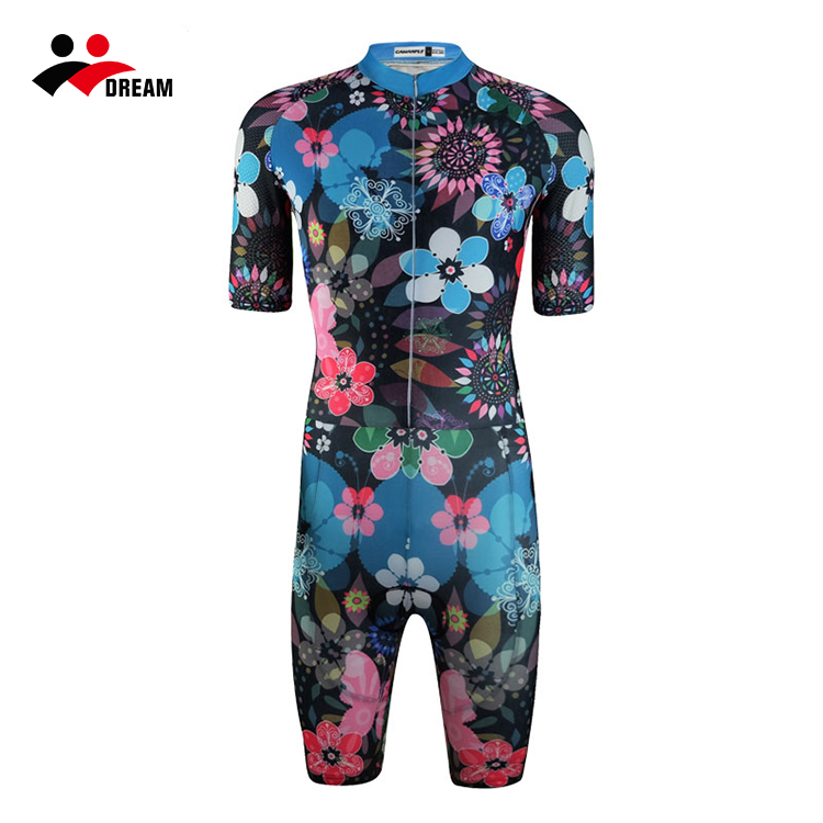 OEM Custom Clothing Speed Skin Suit Running Swimming Cycling Men Triathlon Wear Tri Suit