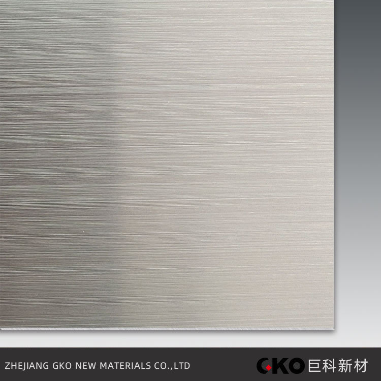 Anodized gold drawing aluminum plate