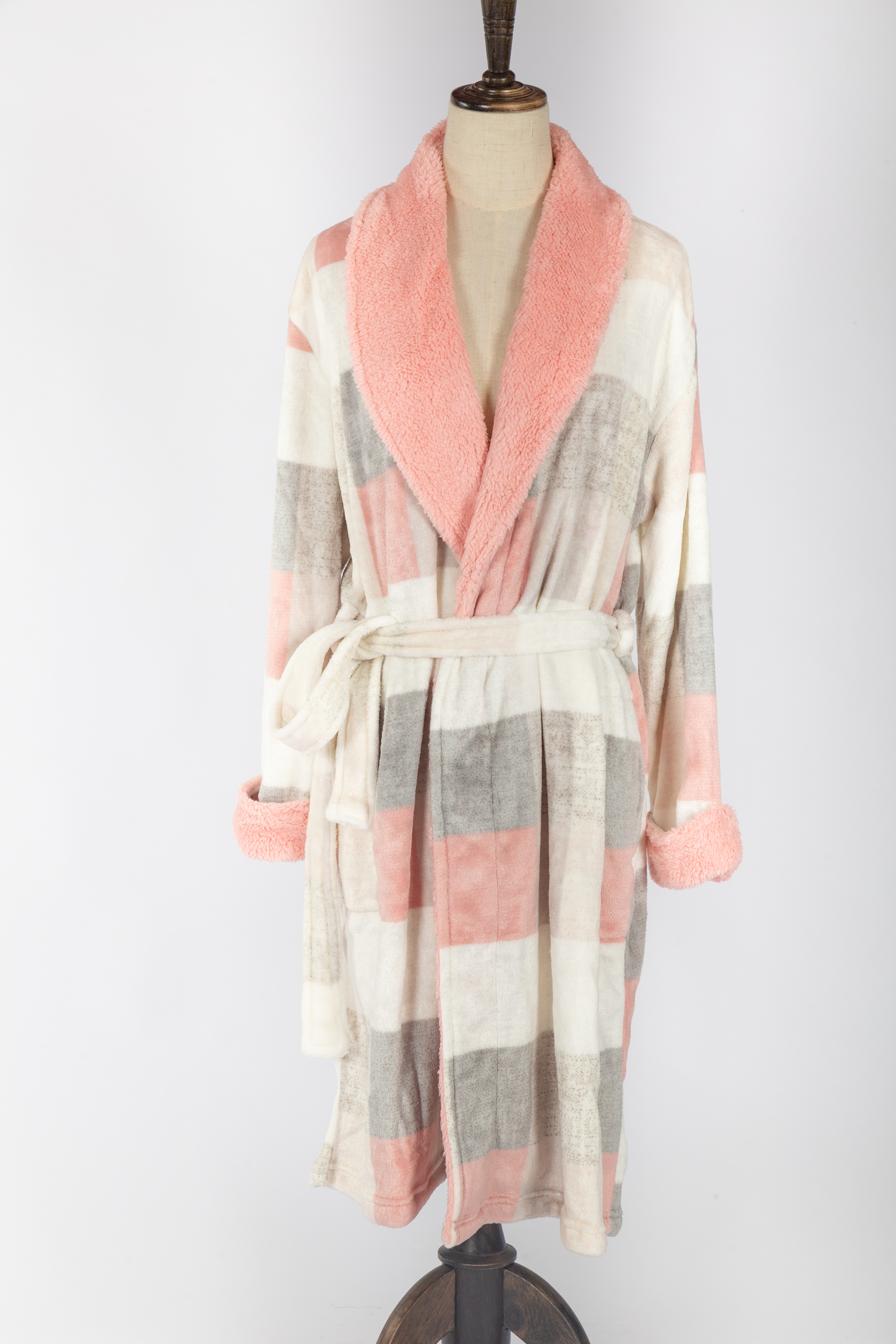 double layer bathrobe