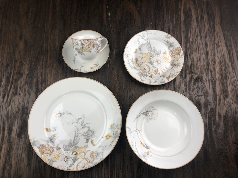 New Bone China Dinner Set