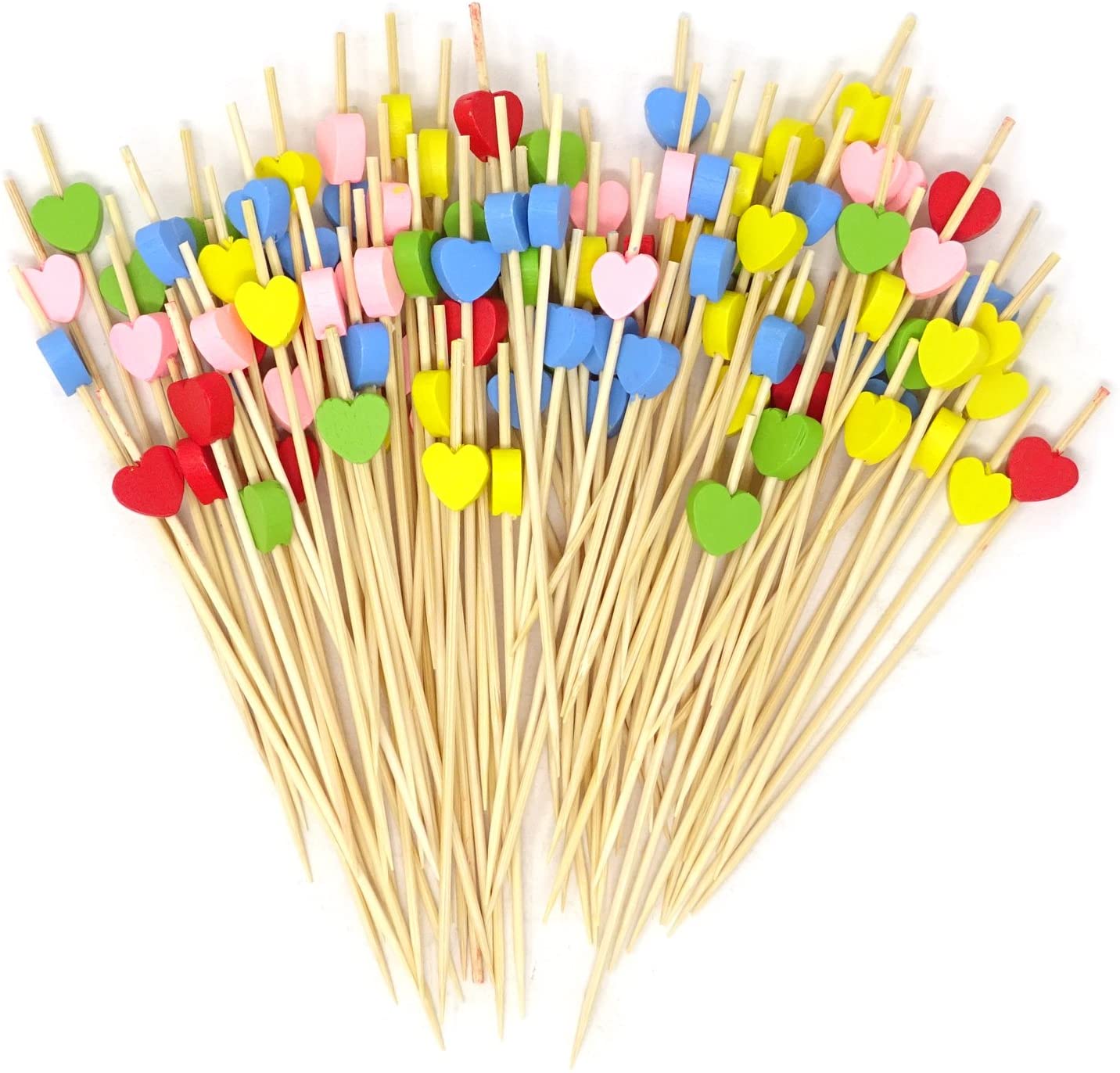 bamboo heart skewer