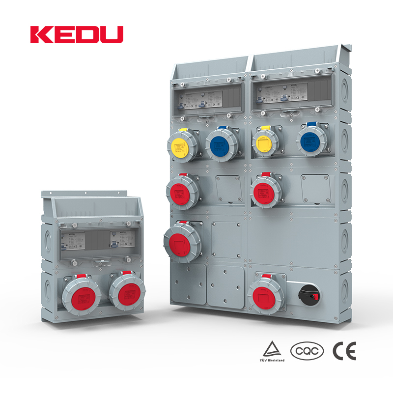 KEDU, Industrial Plug and Socket, Modular Combination, IP67 16A, 32A