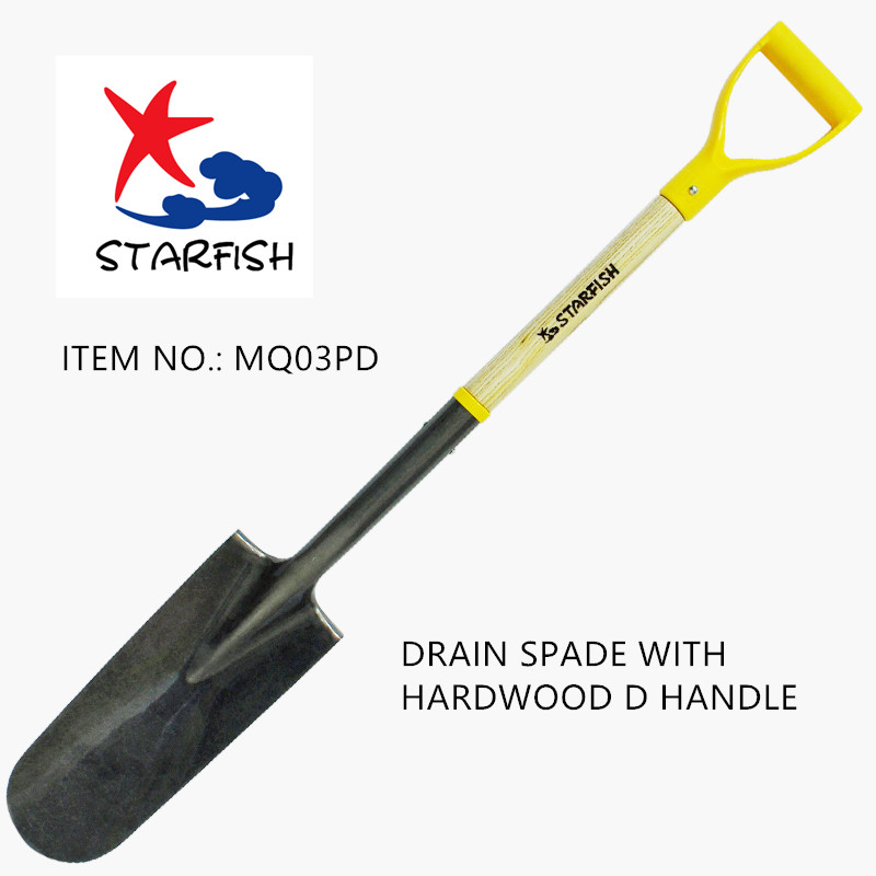 Drain Spade With Hard D Handle