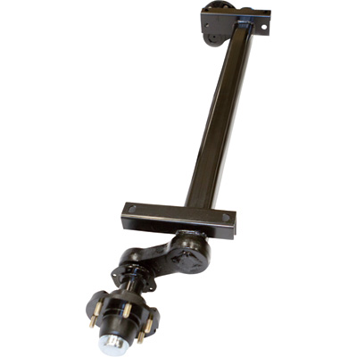 China Factory Rubber Torsion Axle Square Tube With Ider Hub Lazy Hub