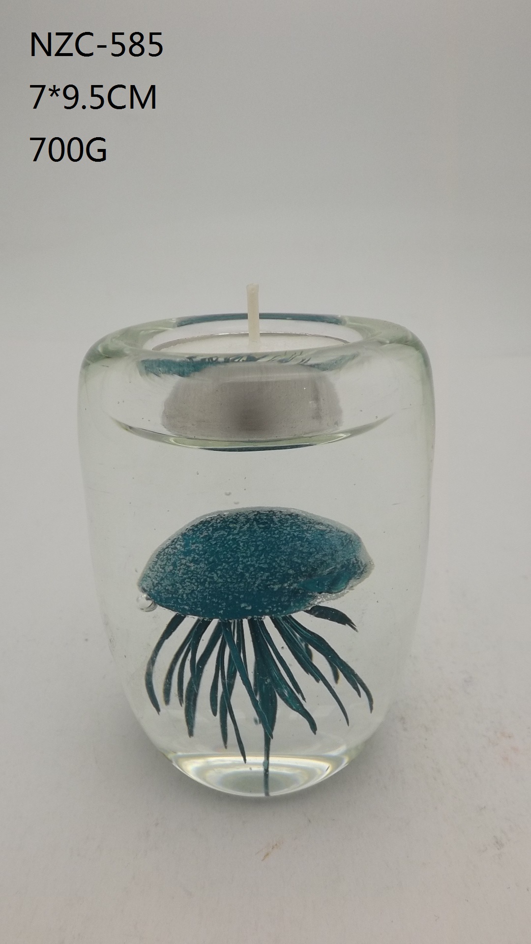 Glass Candleholder