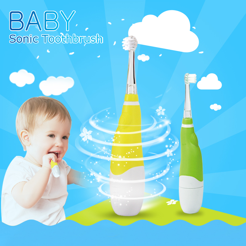 LED sonic electric baby toothbrush