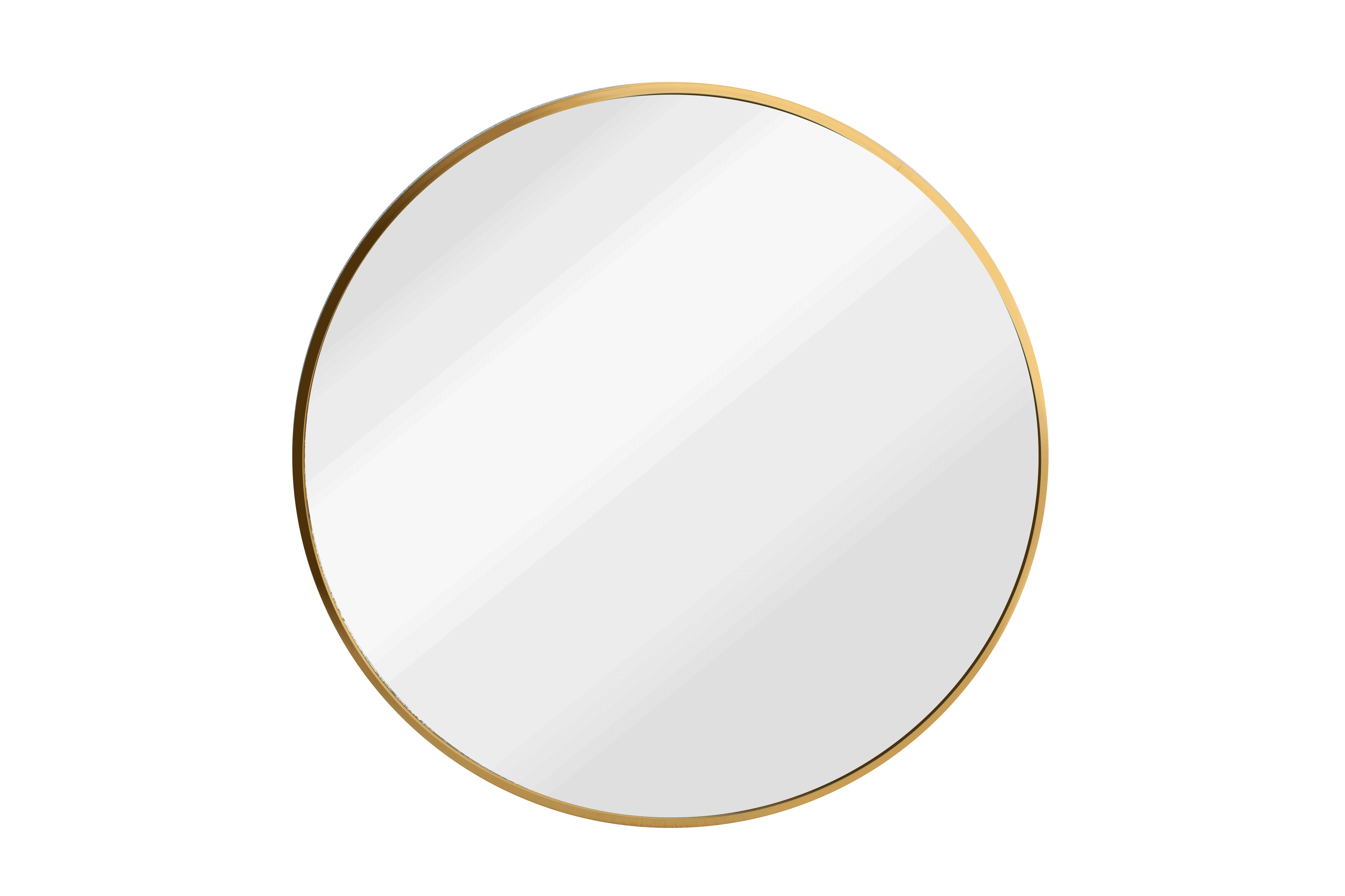 Best selling product new large gold round shape aluminum frame decorative wall mirrors