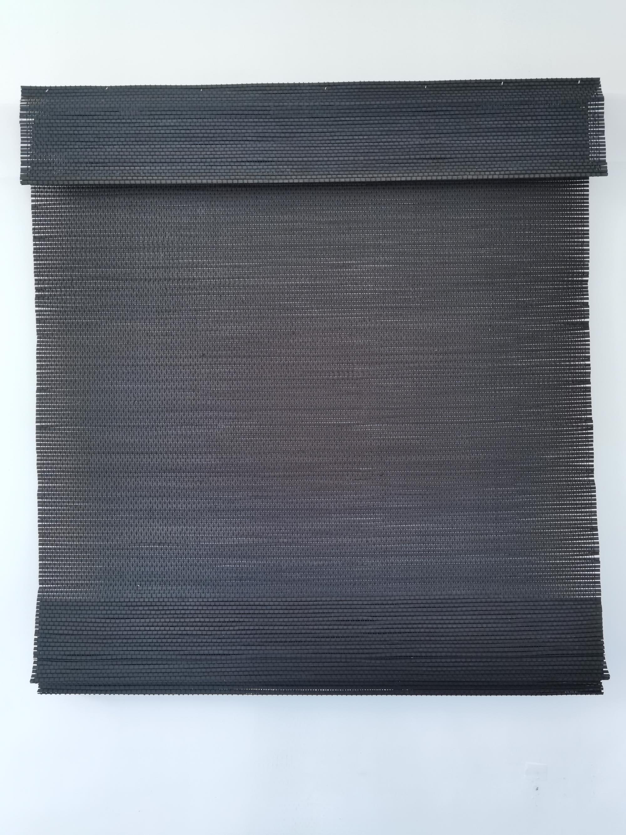 Cordless bamboo roman blind