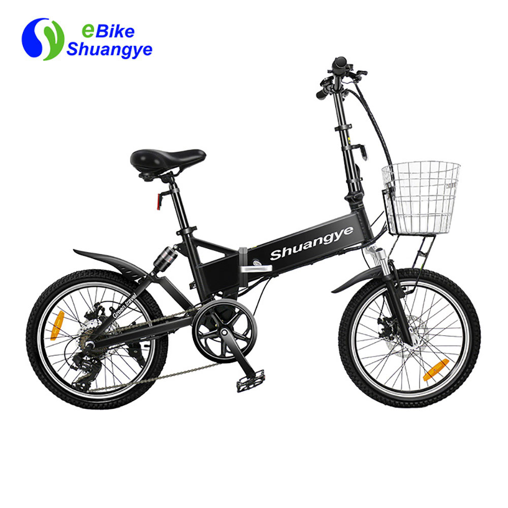 250w 20-inch full suspension foldable electric commuter bike