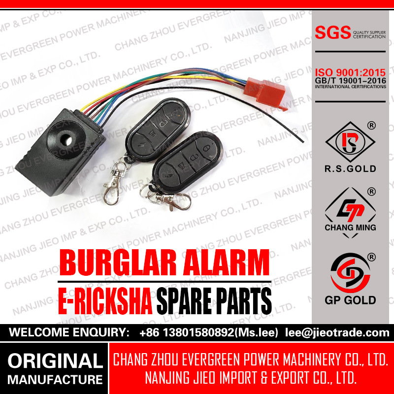 Burglar Alarm E-Rickshaw