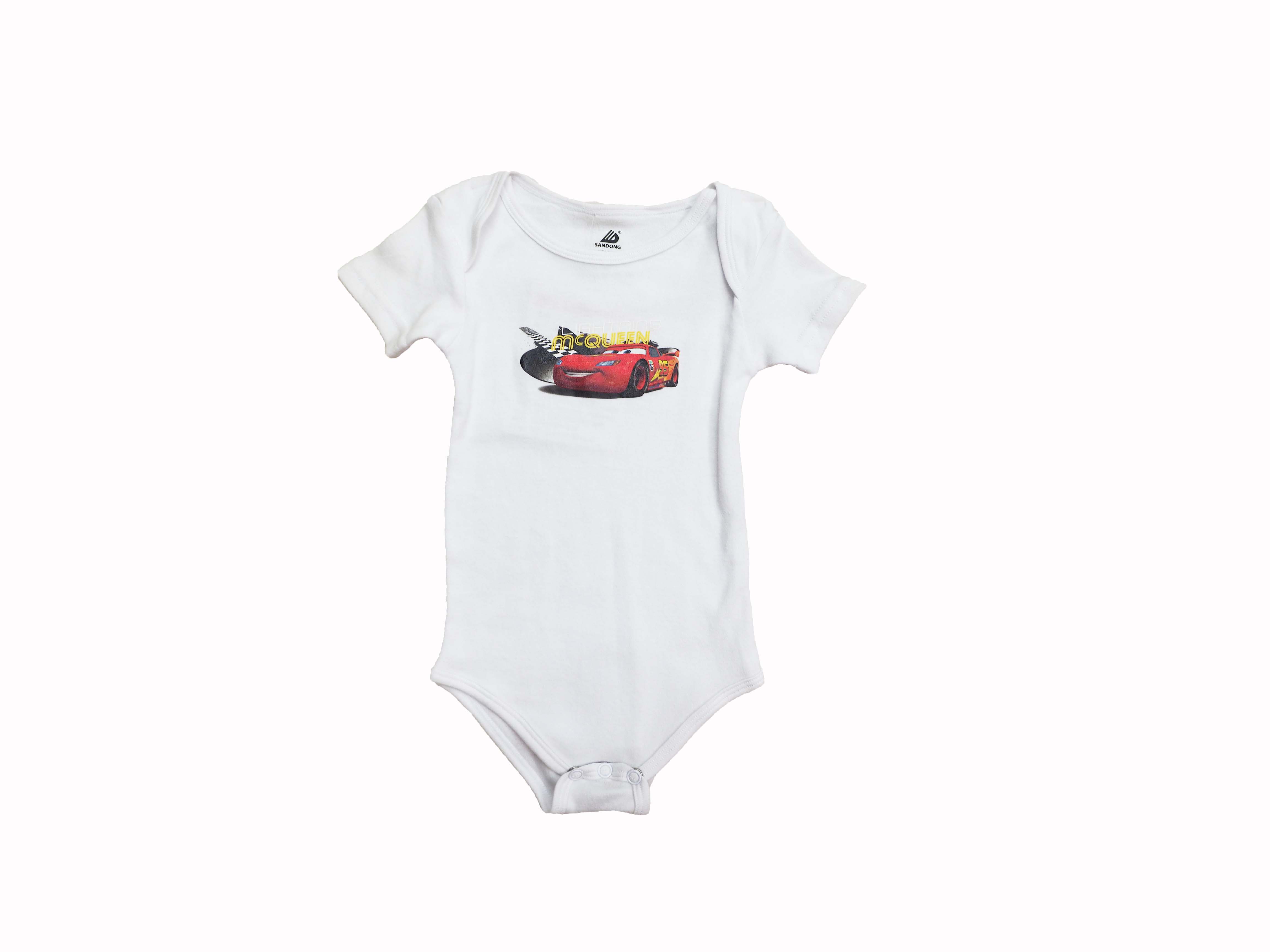 Baby romper wih short sleeves