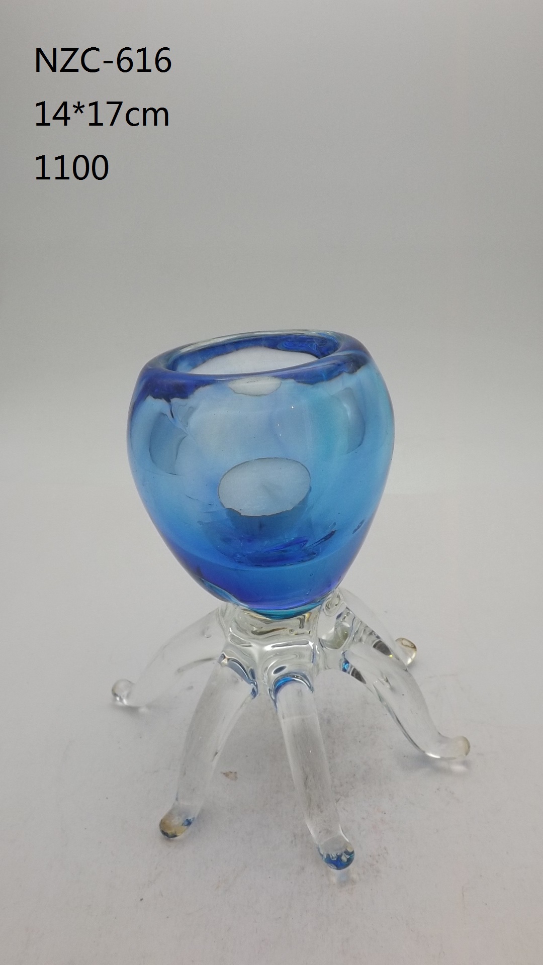 Glass Candleholder
