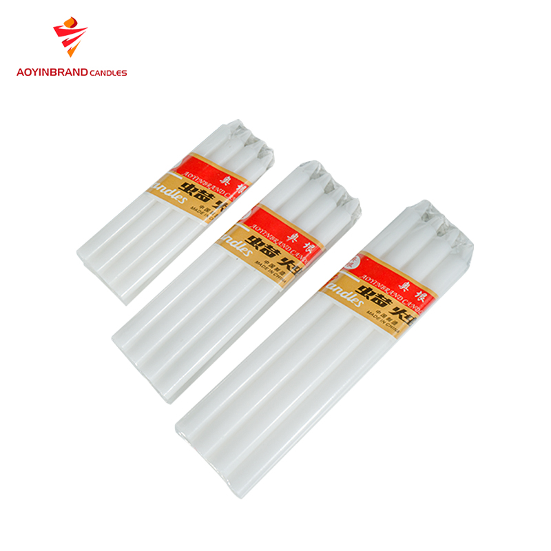 Cheap spiritual white church paraffin wax candle dubai