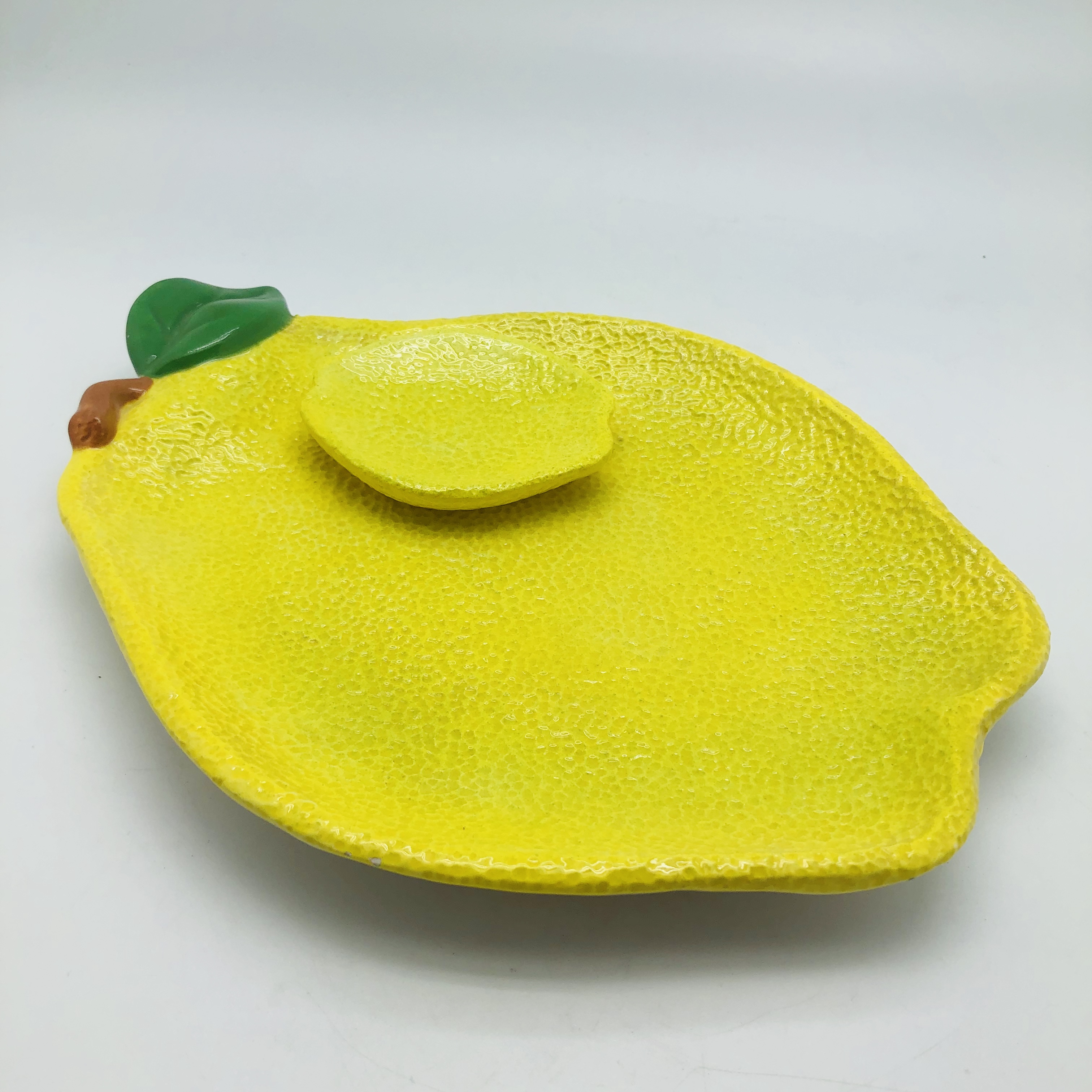Creative lemon shaped ceramic tableware