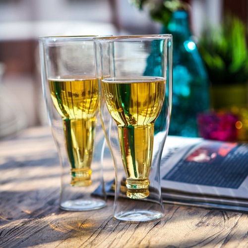 glass beer cup