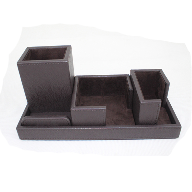 black office desk organizer
