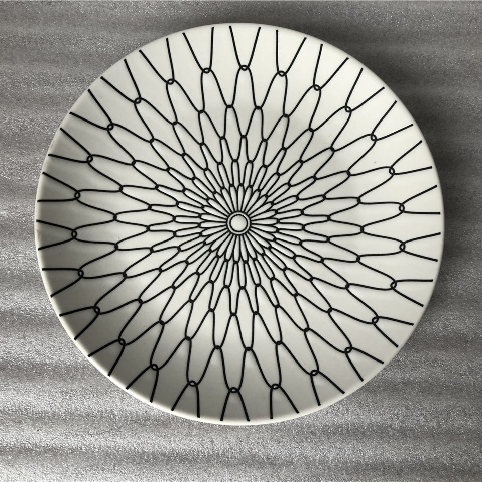 Porcelain Printed Dinner Plate
