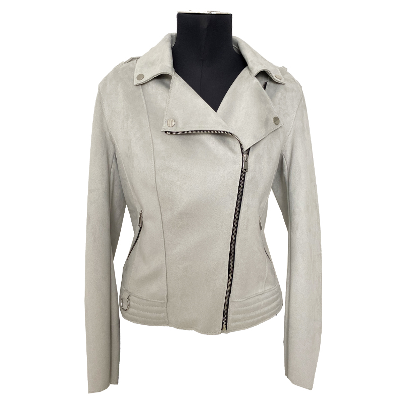 ladies suede outer jacket