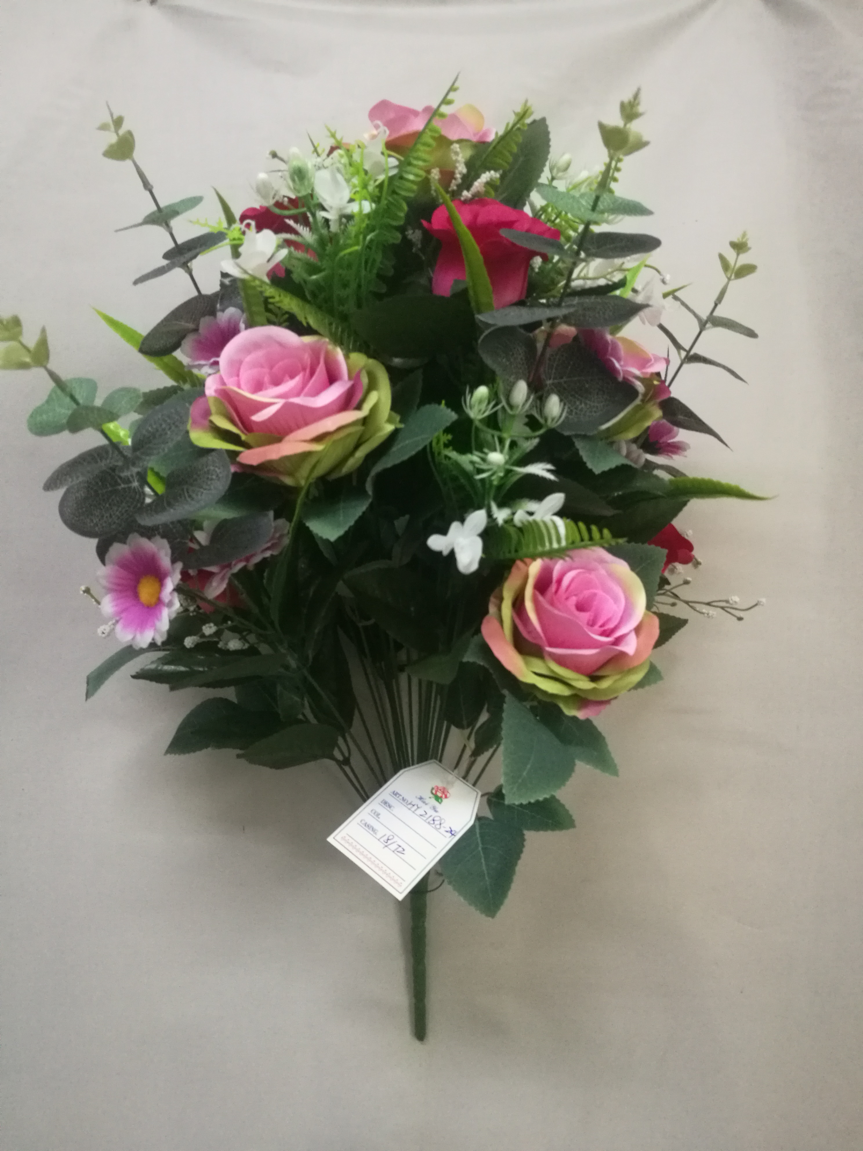 24 Heads Small Mum With Rose Buds