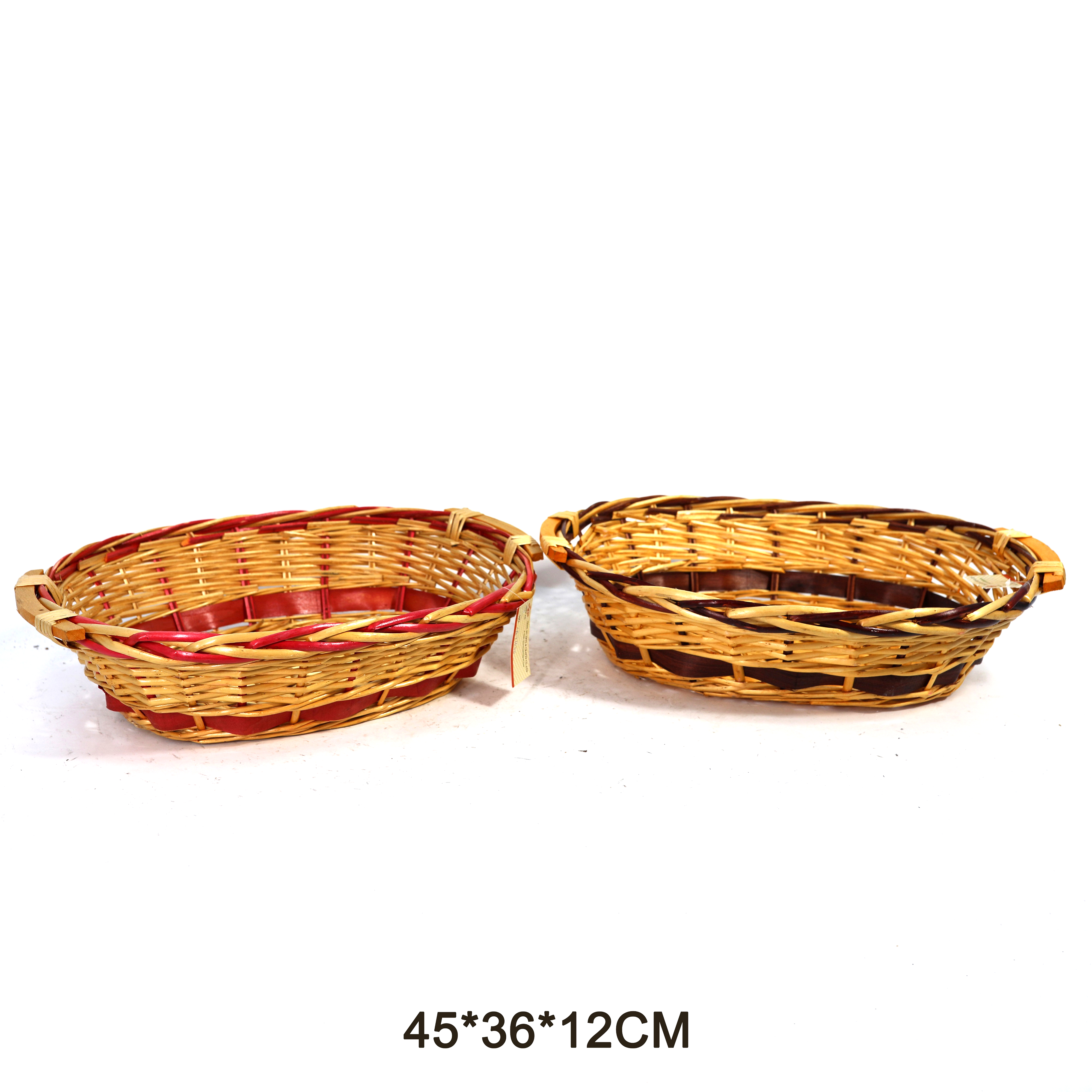 Wicker Hampers Display Bread Christmas Gift Basket Hamper Display basket