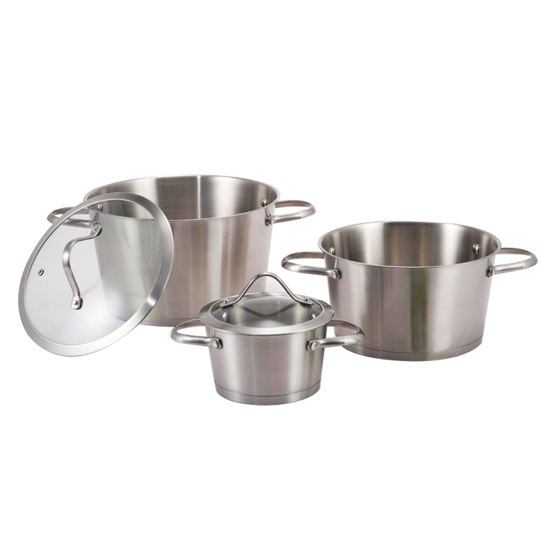 stainless steel pot 3pcs/set