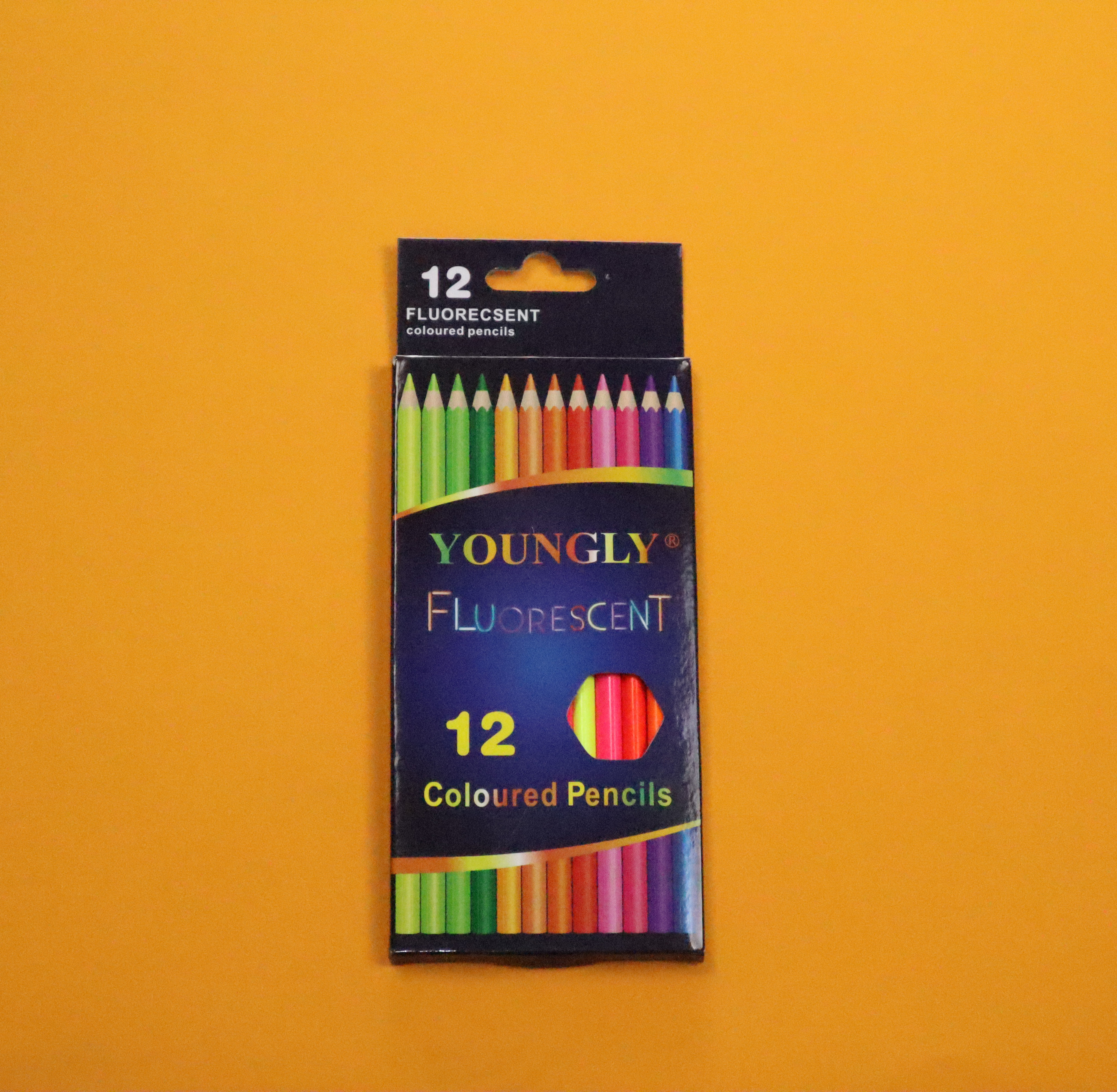 12 Neon Color Pencils
