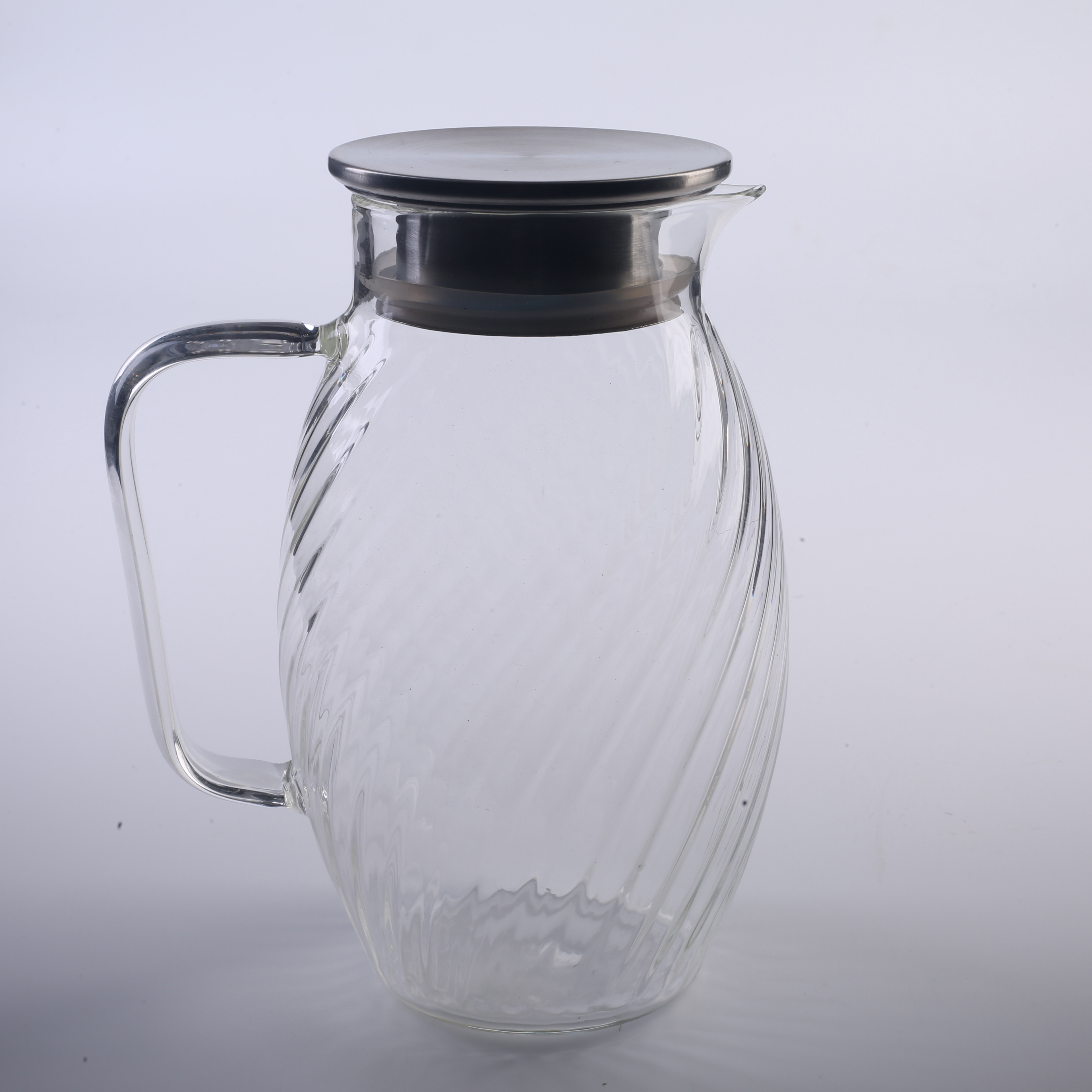 Borosilicate glass pitcher