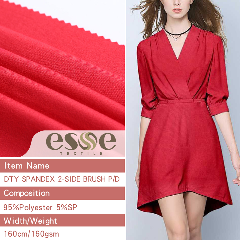 Esse Textile Dty Spandex 2-Side Brush P/D Fabric