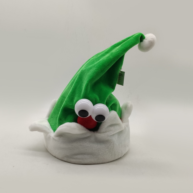 Battery Operated Xmas Hat With Light