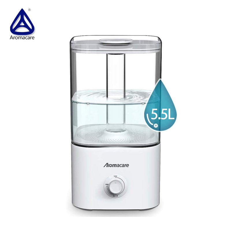 Transparent Water Tank Ultrasonic Aroma Humidifier 6L