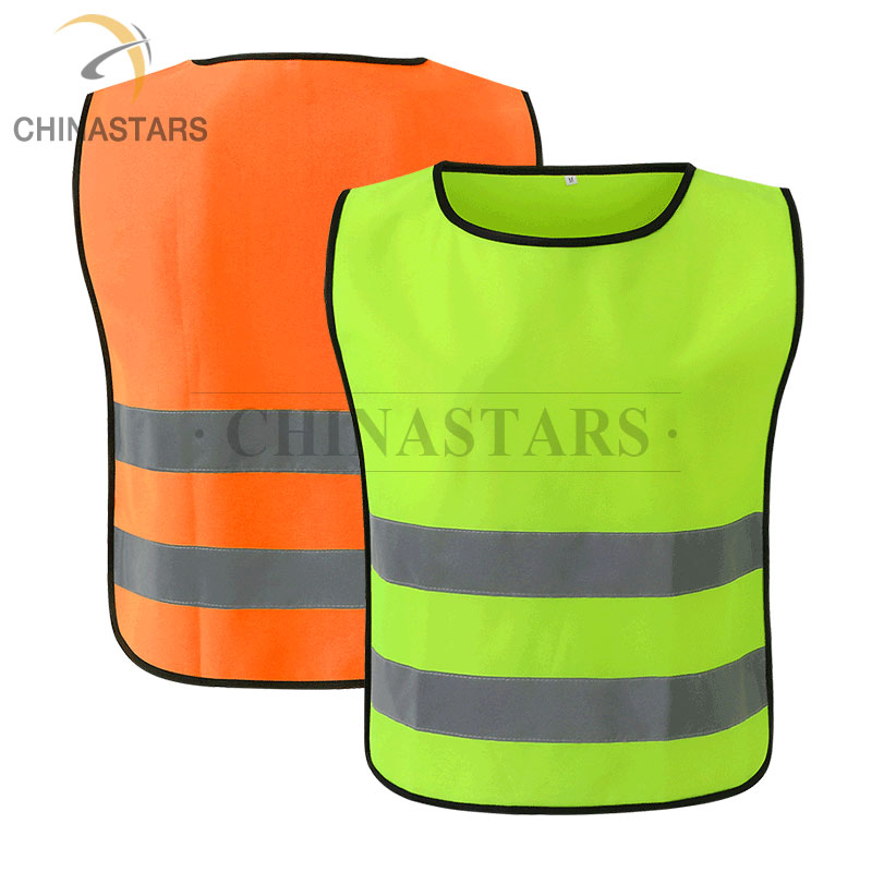 Wholesale Pull-over safety running sports reflective vest clothingfor outdoor sports with silver reflective tape