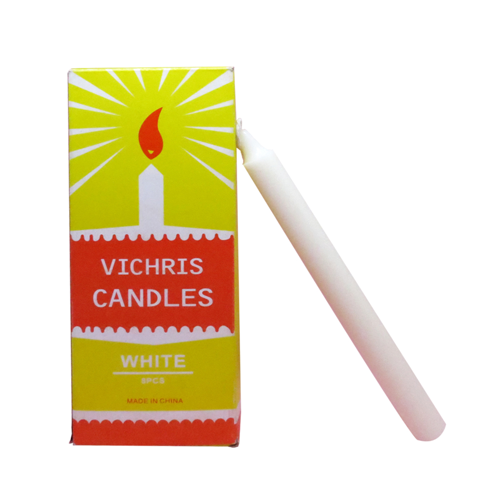 Africa Cheap Taper White Daily Church Religious Candles Wholesale