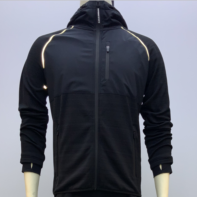 Men's sports hoody casual zipper jacket