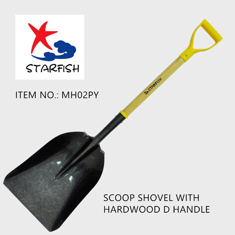 Scoop Shovel With Hardwood D Handle