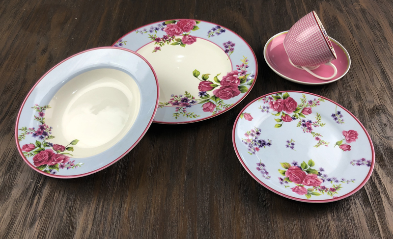 New Bone China Dinner Set