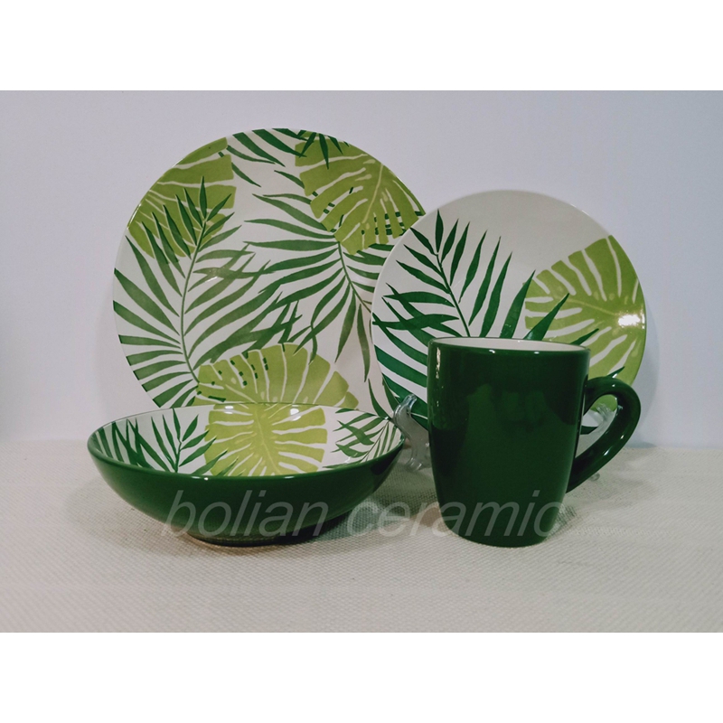 Pad printing dinnerware