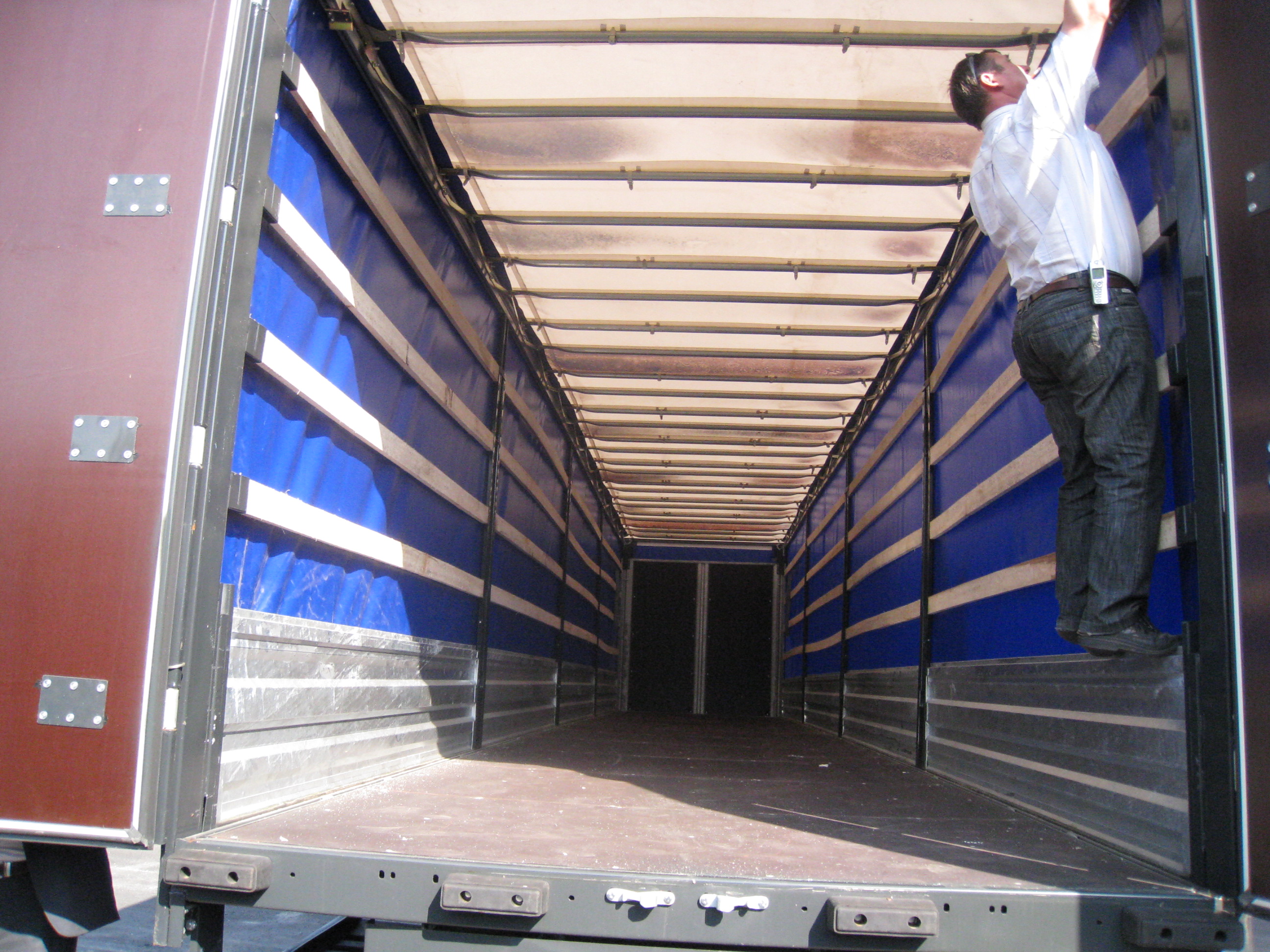 Trailer sliding roof&dropside&pilar