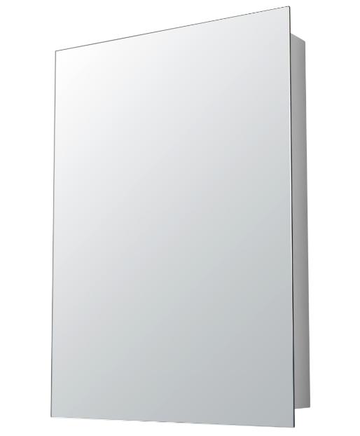 Aluminium mirror cabinet
