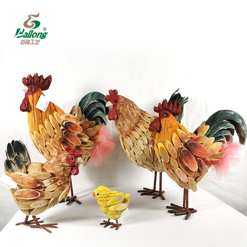 Easter wooden animal - chicken series
