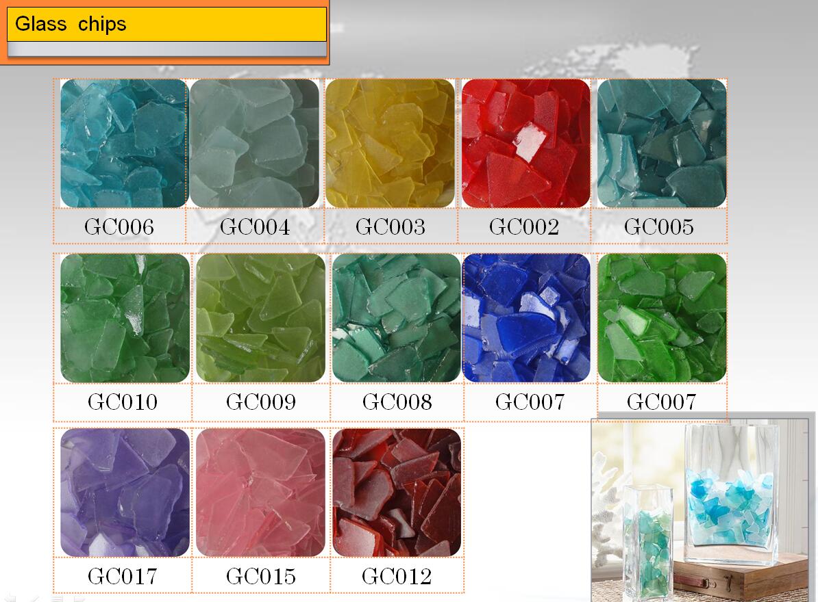 Colored Glass Chips