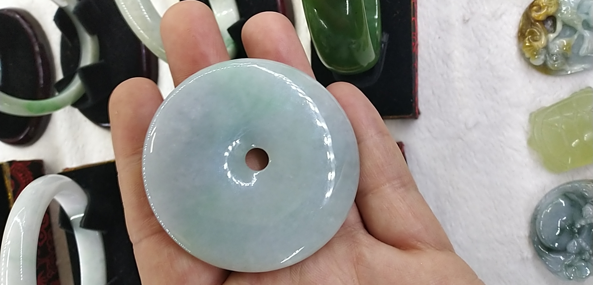 Burma jade pendant
