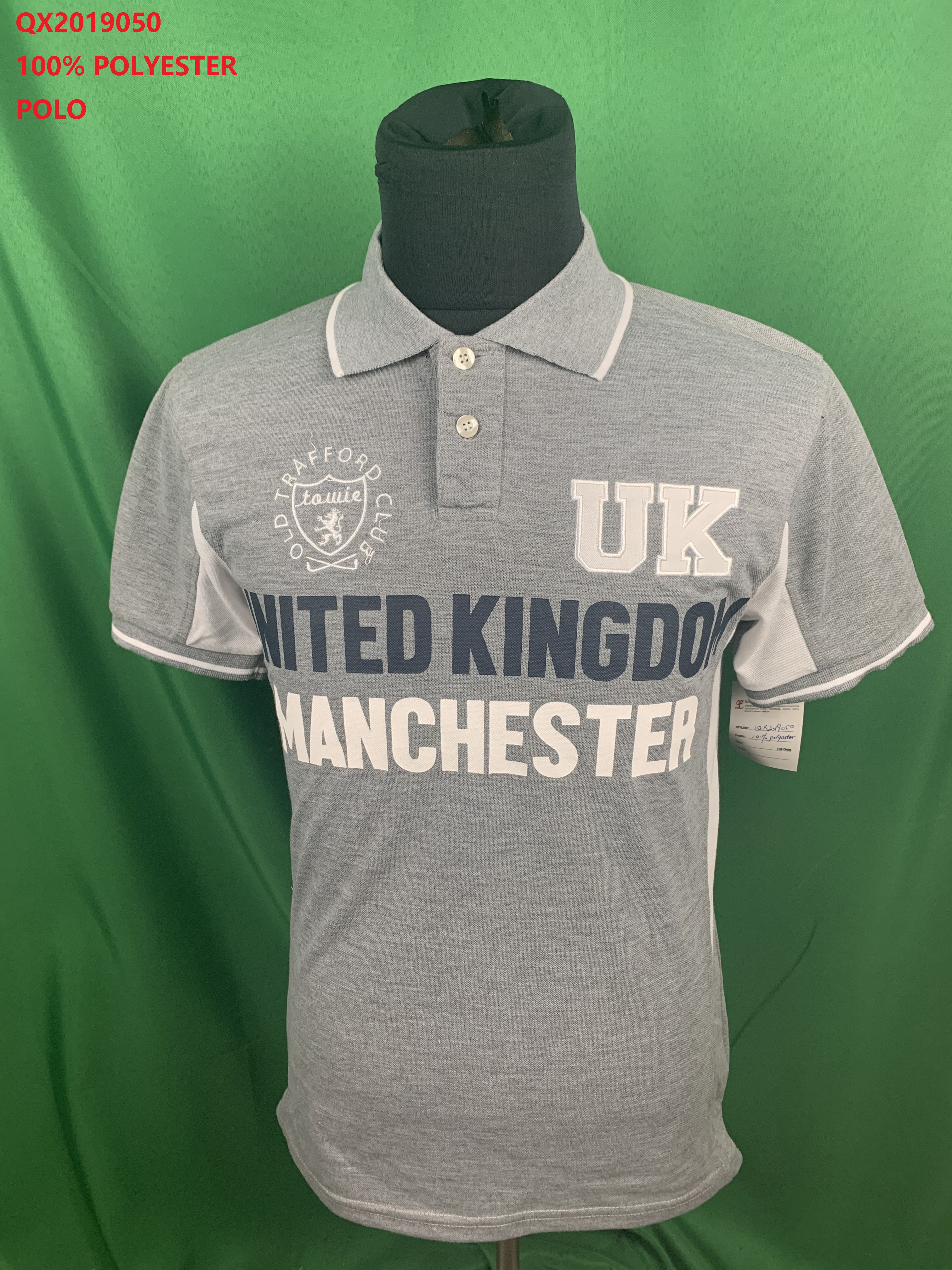 Qx2019050 100% Polyester Polo