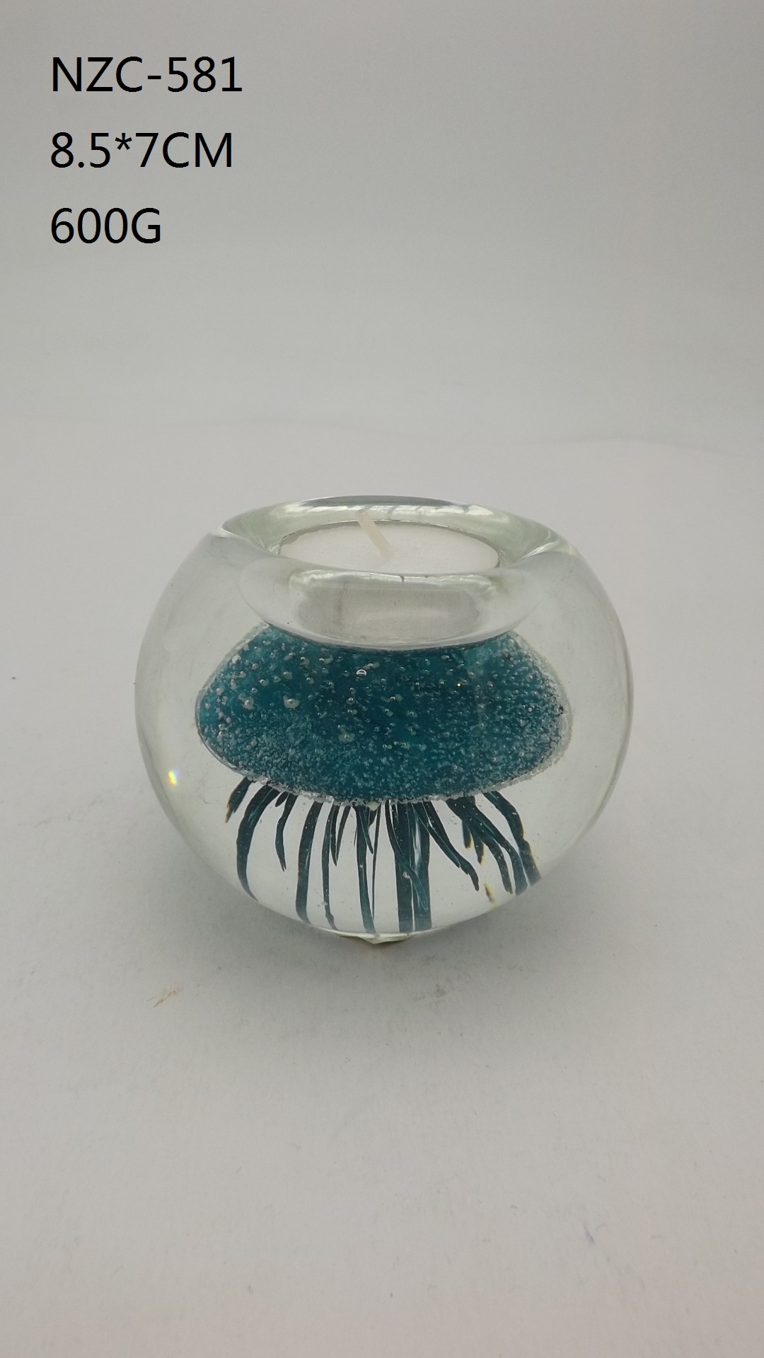 Glass Candleholder